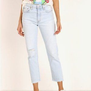 Levi's 501 Crop Jean Shout Out